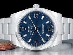 Rolex Air-King 34 Blu Oyster Blue Jeans Dial - Rolex Guarantee 114200 